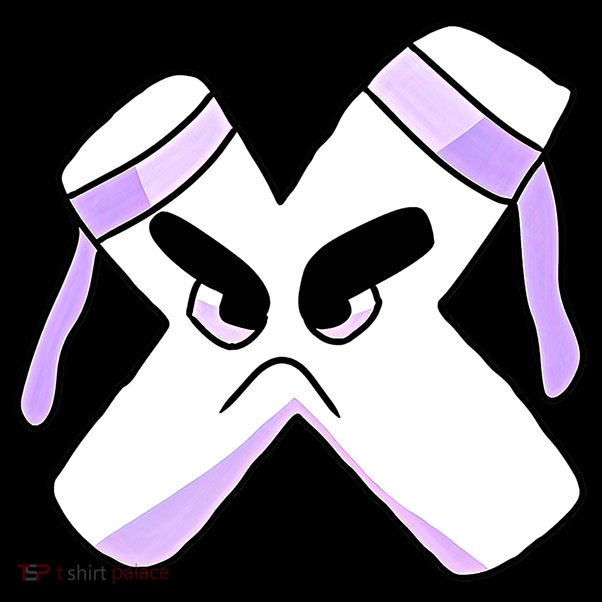 Villain Strong Letter X Alphabet Lore Coaster