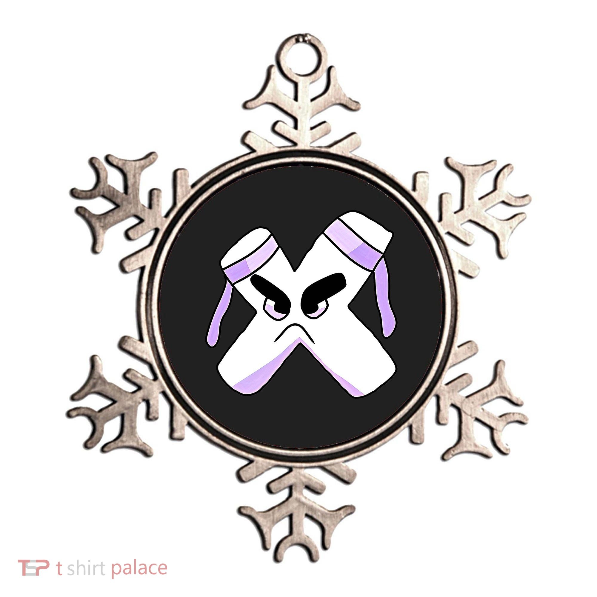 Villain Strong Letter X Alphabet Lore Ornament