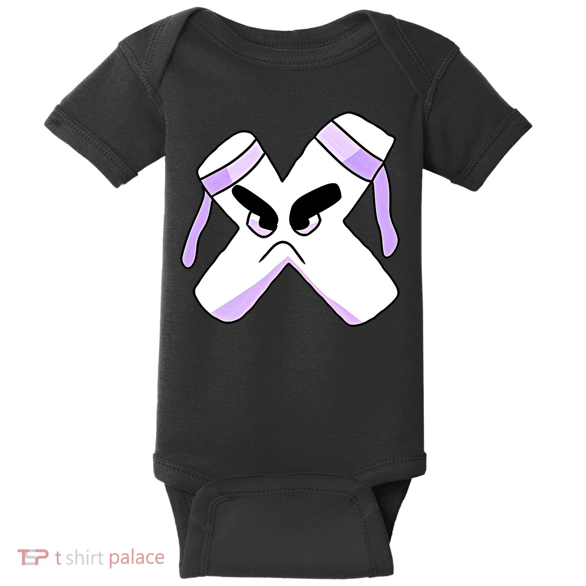 Villain Strong Letter X Alphabet Lore Baby Bodysuit