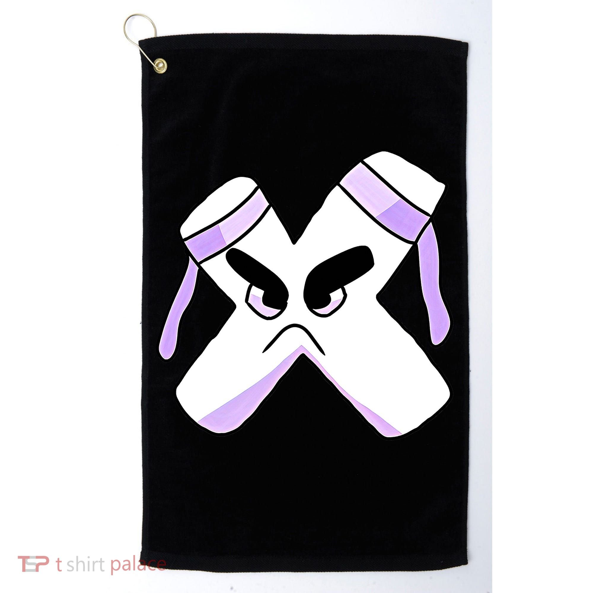 Villain Strong Letter X Alphabet Lore Golf Towel