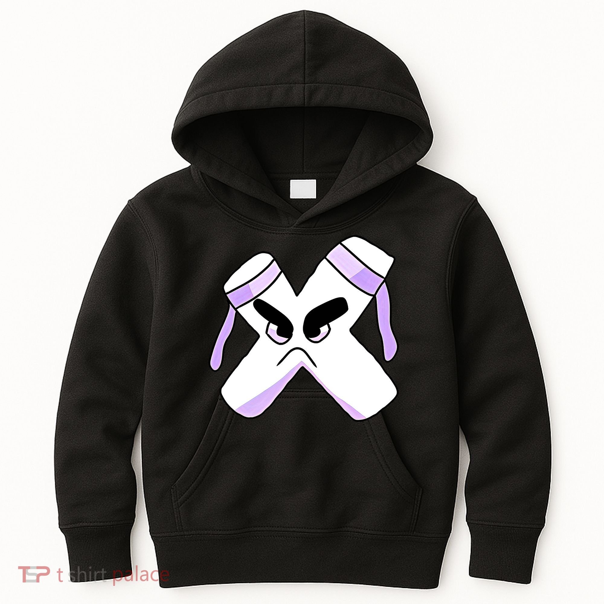 Villain Strong Letter X Alphabet Lore Kids Hoodie