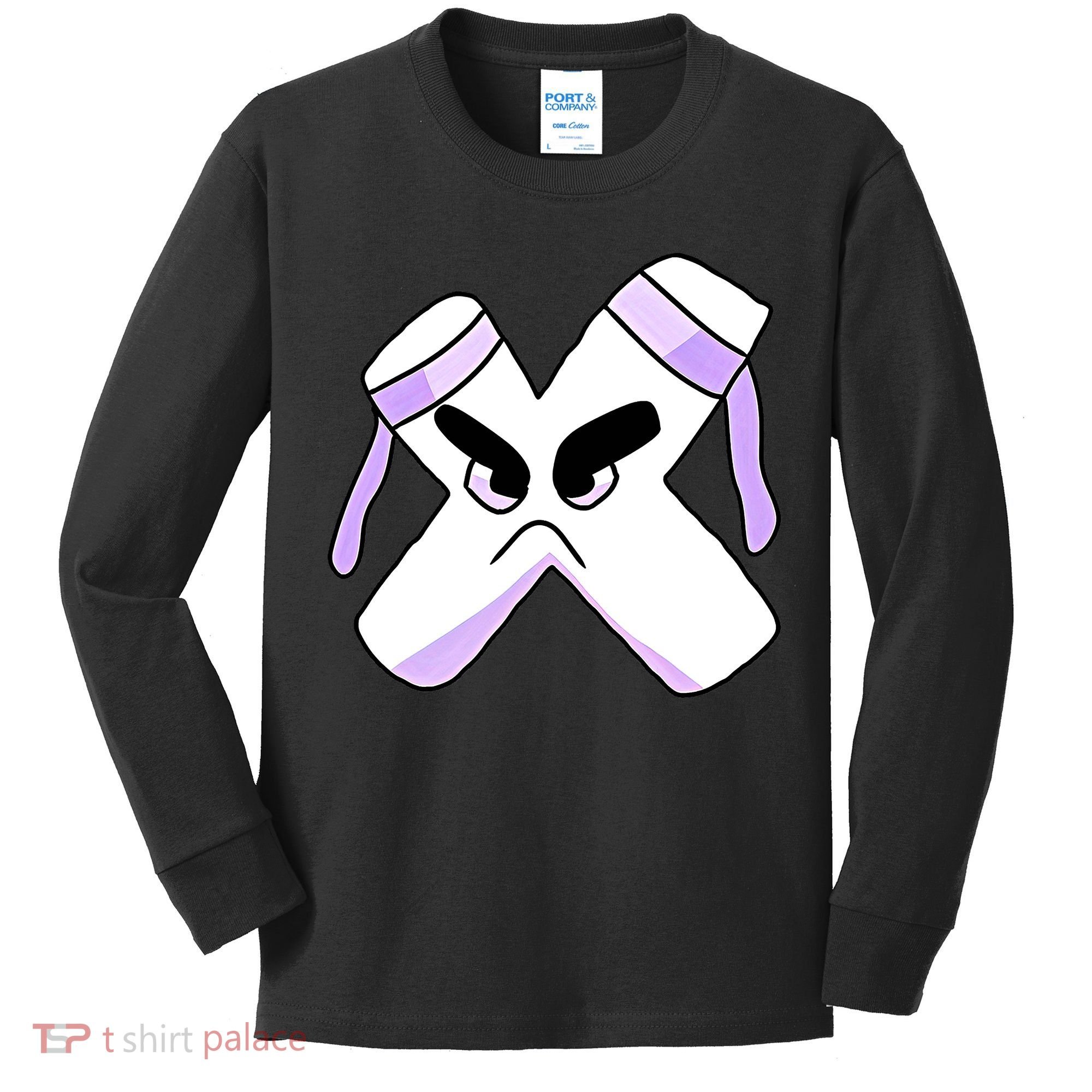 Villain Strong Letter X Alphabet Lore Kids Long Sleeve Shirt
