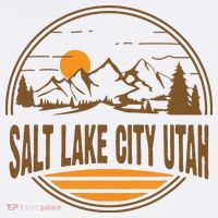 Vintage Salt Lake City Utah Mountain Hiking Souvenir Print T-Shirt thumb 7