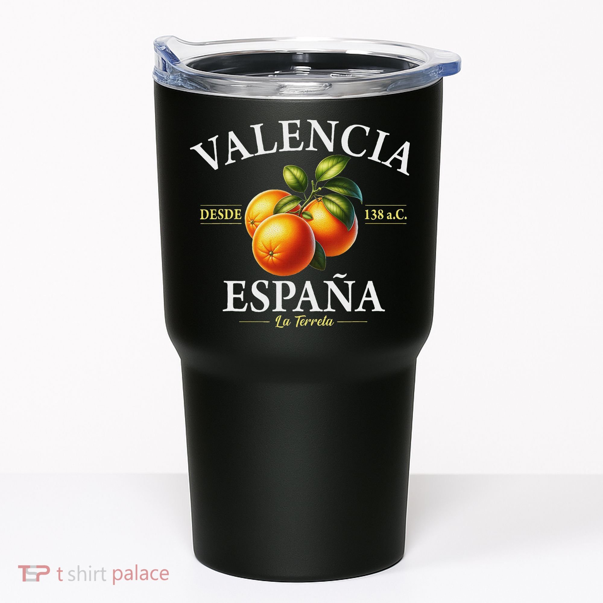 Valencia Spain La Terreta Oranges Since 138 Bc Tumbler