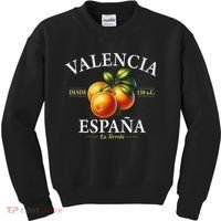 Valencia Spain La Terreta Oranges Since 138 Bc Kids Sweatshirt thumb 0