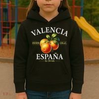 Valencia Spain La Terreta Oranges Since 138 Bc Kids Hoodie thumb 3