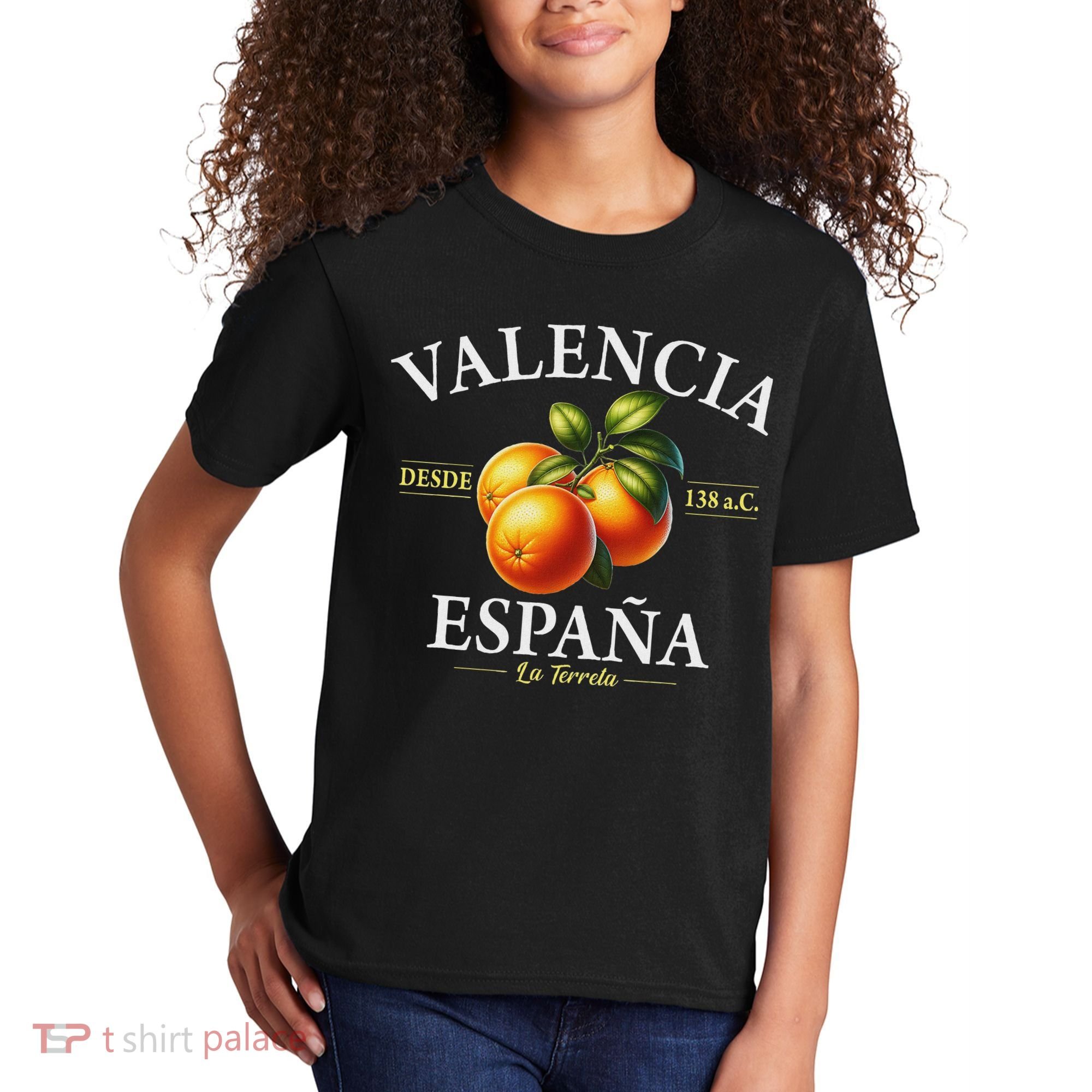 Valencia Spain La Terreta Oranges Since 138 Bc Kids T-Shirt