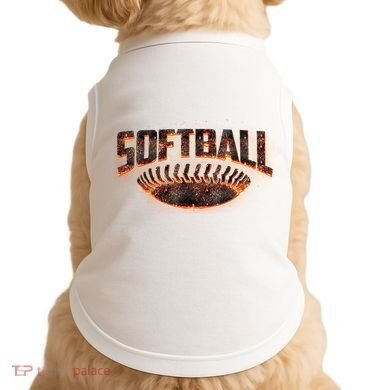 Vintage Softball Logo Doggie Tank