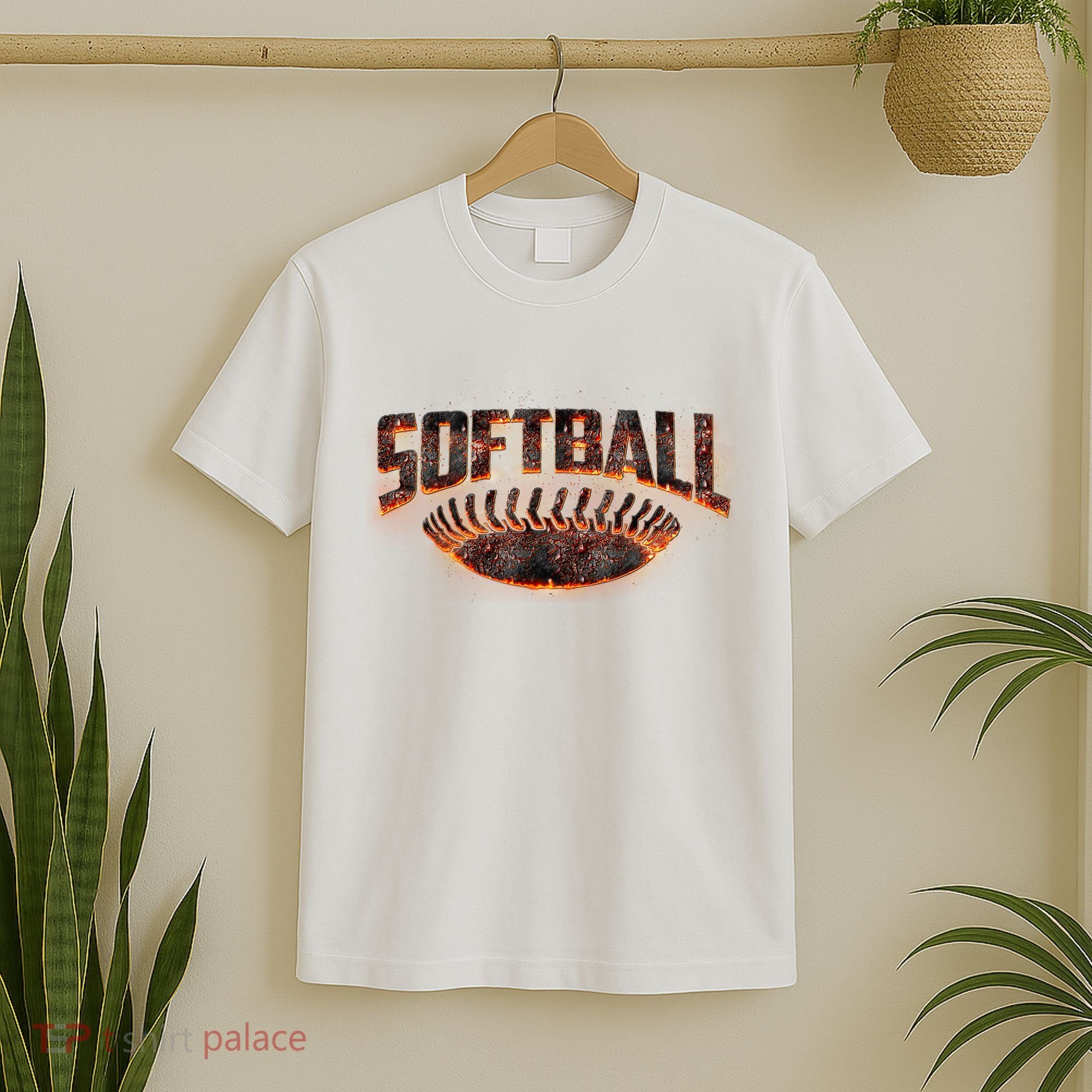 Vintage Softball Logo T-Shirt