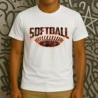 Vintage Softball Logo T-Shirt thumb 3