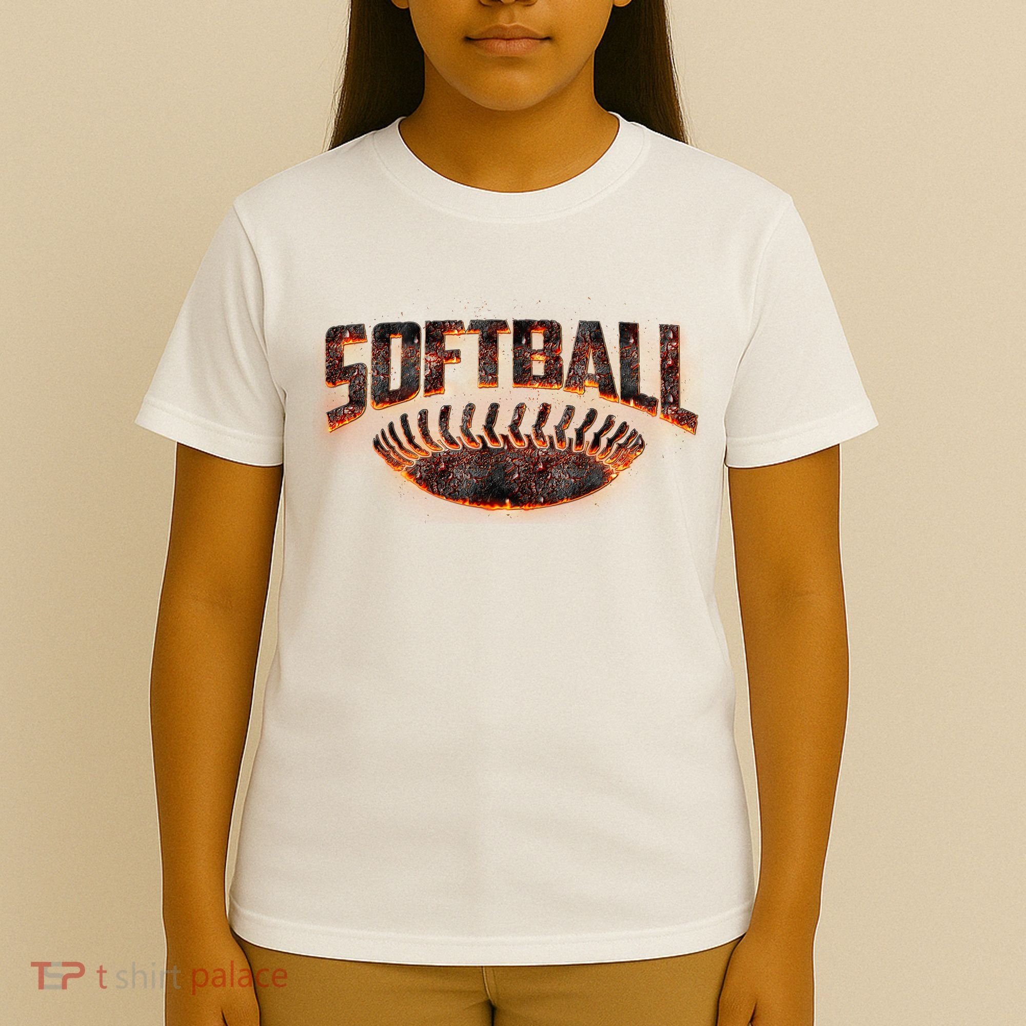 Vintage Softball Logo T-Shirt