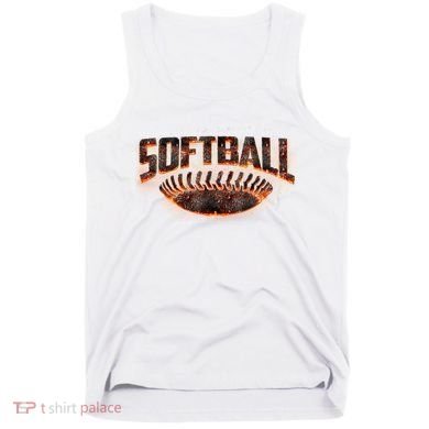 Vintage Softball Logo Tank Top