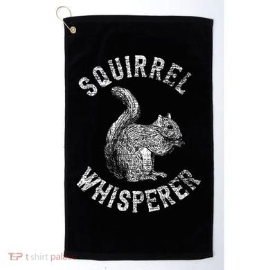 Vintage Squirrel Lover Squirrel Whisperer Golf Towel