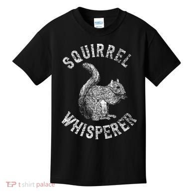 Vintage Squirrel Lover Squirrel Whisperer Kids T-Shirt