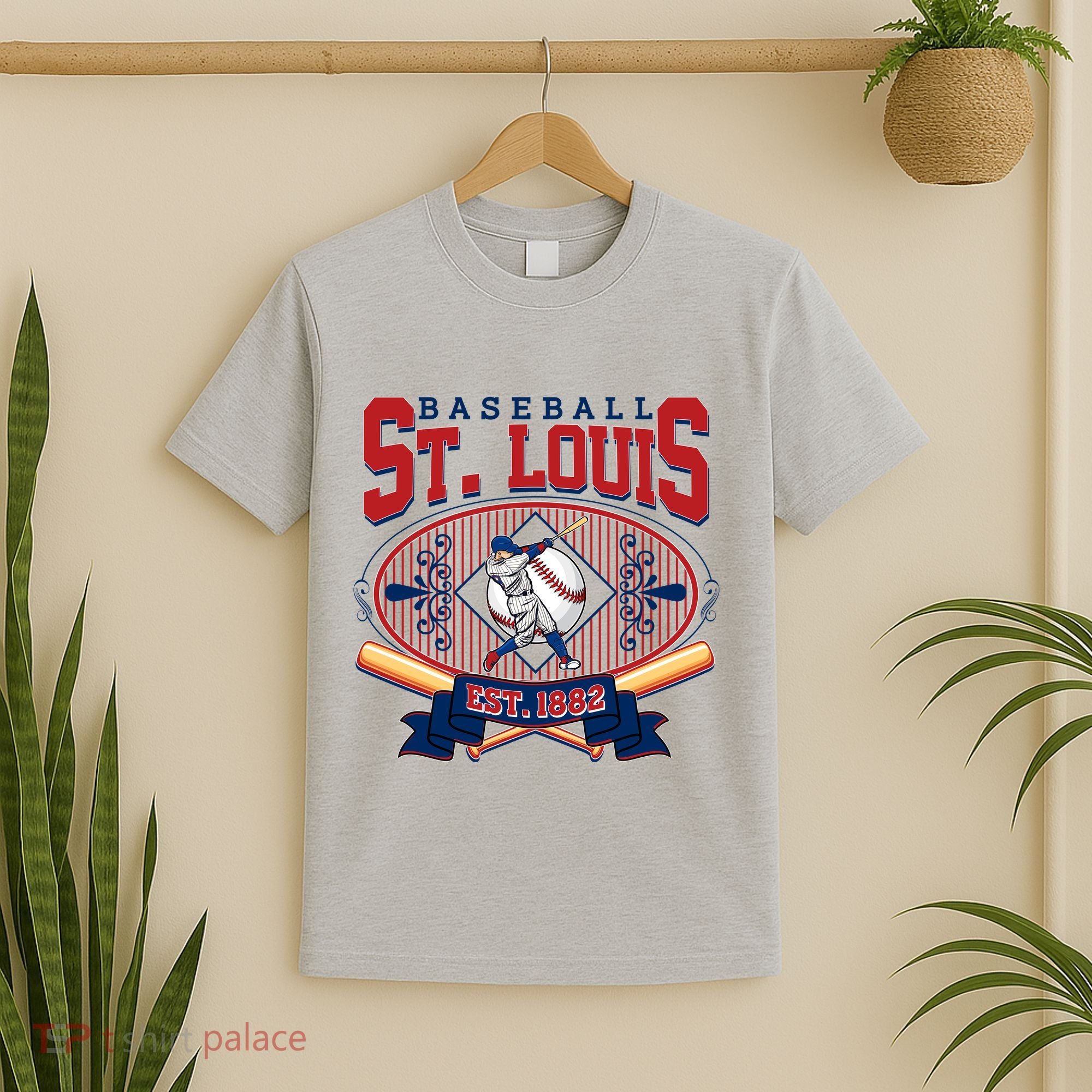 Vintage St Louis Baseball Est 1882 T-Shirt