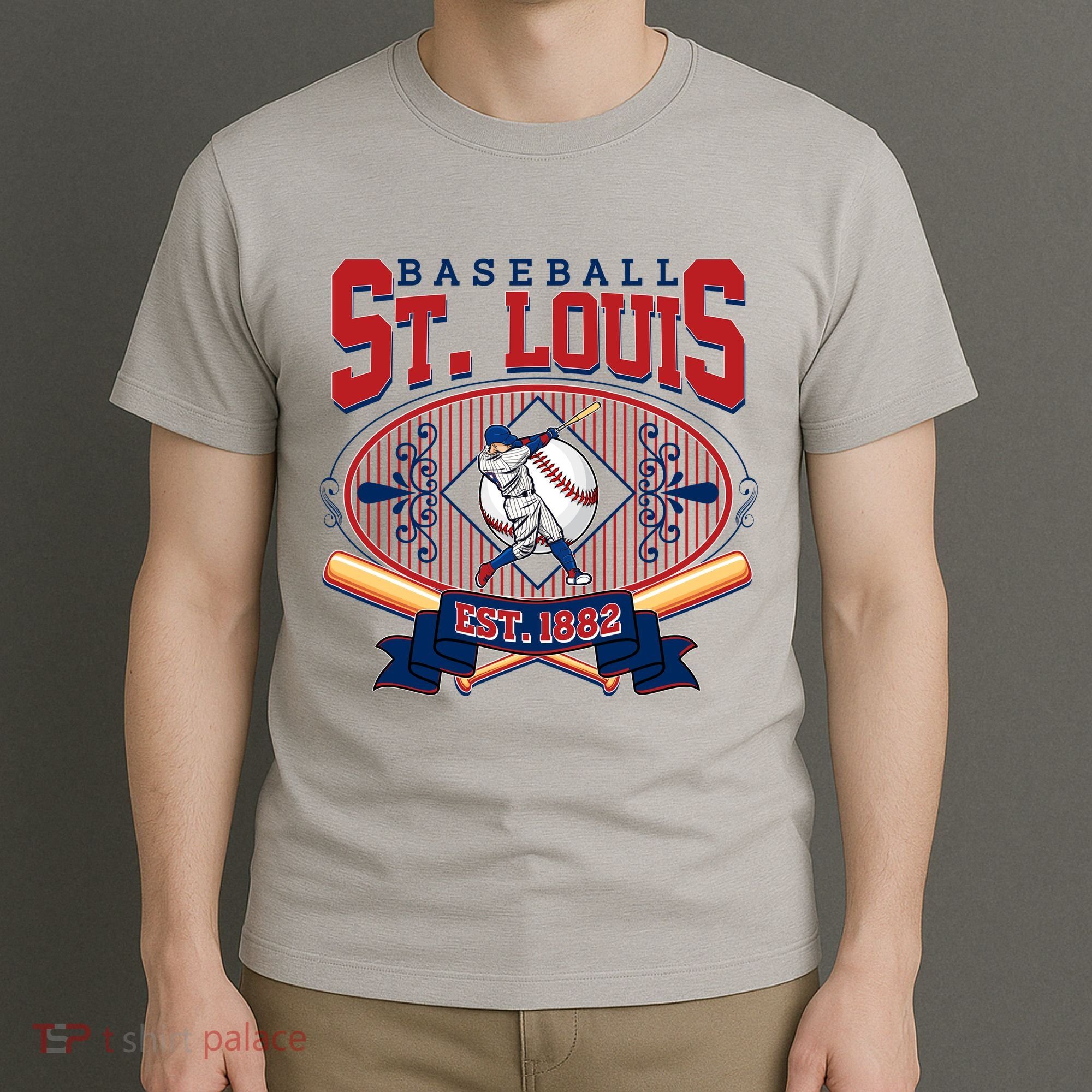 Vintage St Louis Baseball Est 1882 T-Shirt