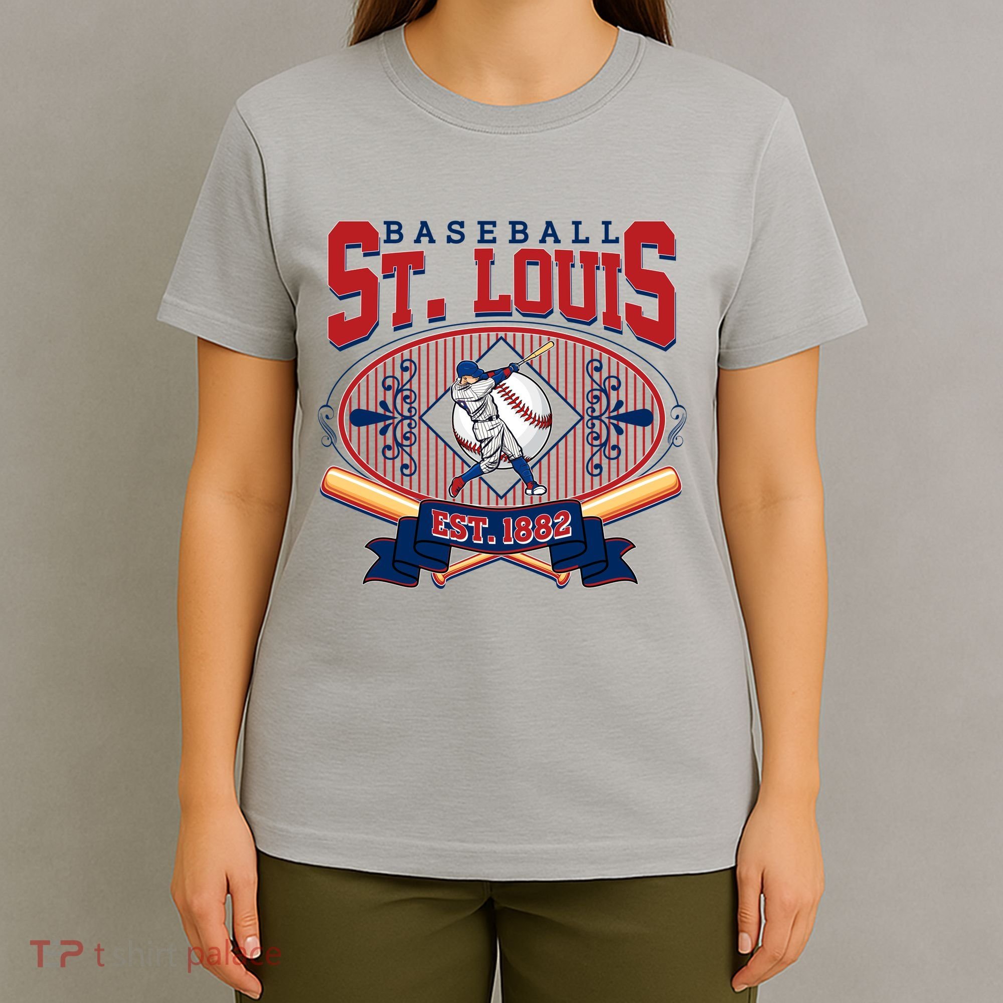 Vintage St Louis Baseball Est 1882 T-Shirt