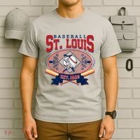 Vintage St Louis Baseball Est 1882 T-Shirt thumb 6