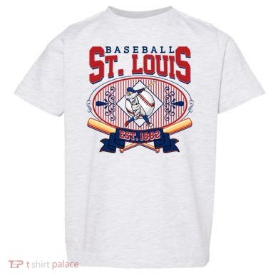 Vintage St Louis Baseball Est 1882 Toddler T-Shirt