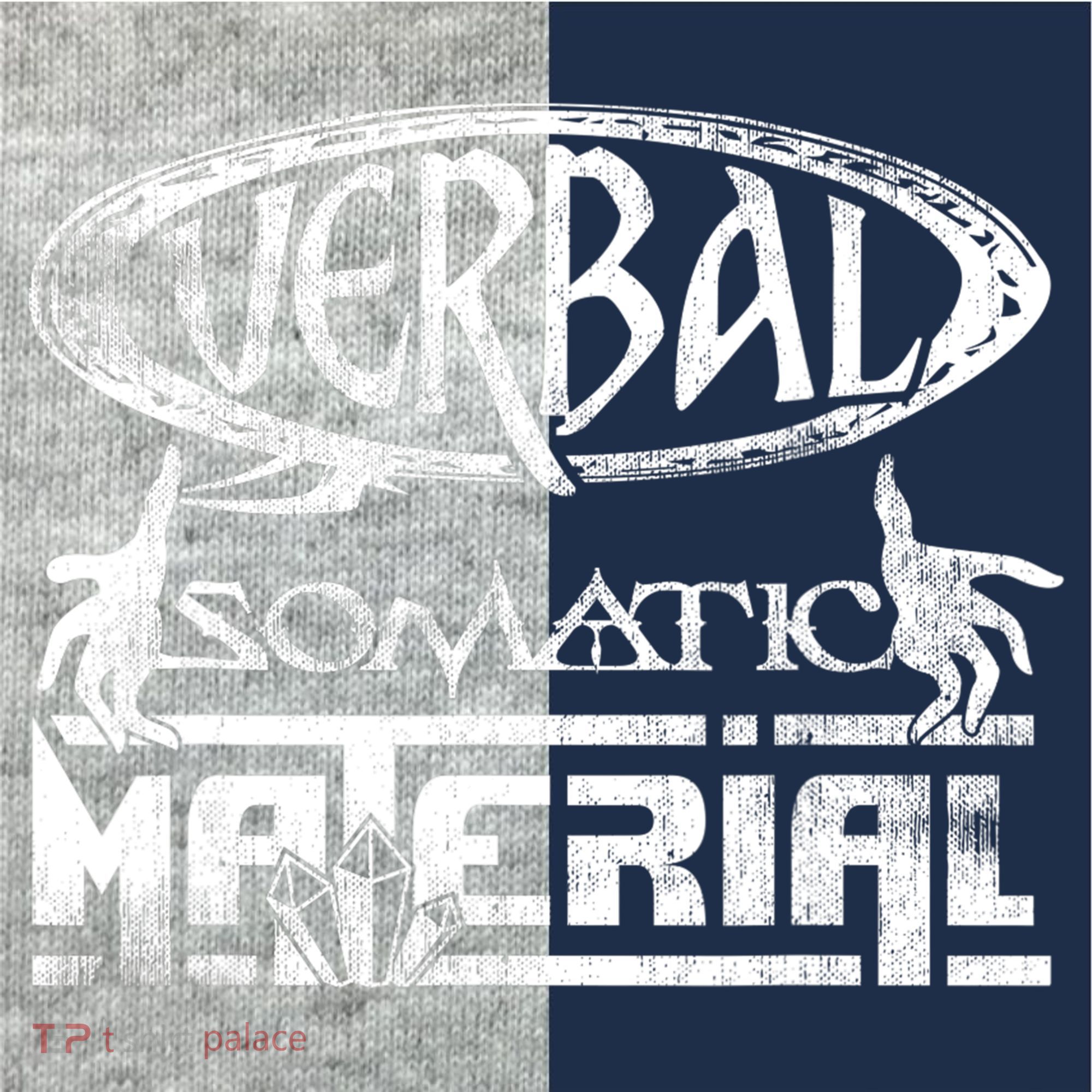 Verbal Somatic Material Shirt RPG Roleplaying Gamer Tee Kids Colorblock Raglan Jersey