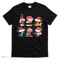Vintage Santa Mouse And Friends Christmas T-Shirt thumb 0