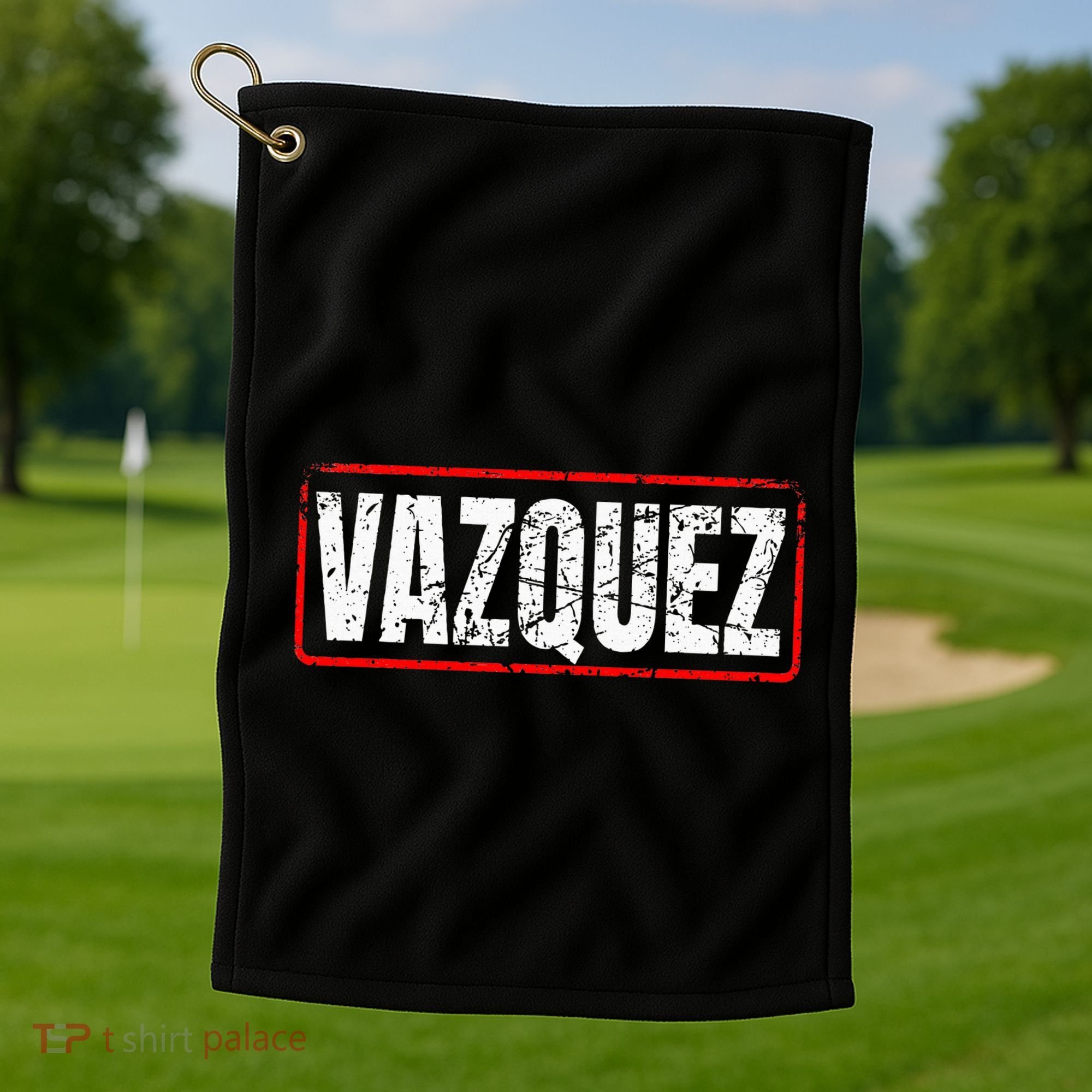 Vazquez Surname Mexican & Hispanic American Chicano Golf Towel