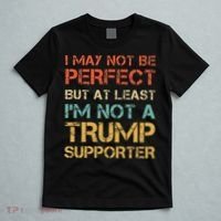 Vintage Style Not A Trump Supporter Funny Anti Trump Vote T-Shirt thumb 5