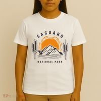 Vintage Saguaro National Park Retro Cactus Tucson T-Shirt thumb 4