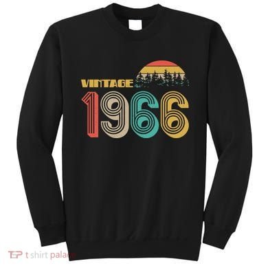 Vintage Sun Nature Wilderness 1966 60th Birthday Sweatshirt