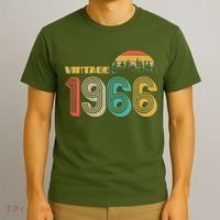 Vintage Sun Nature Wilderness 1966 60th Birthday T-Shirt thumb 3