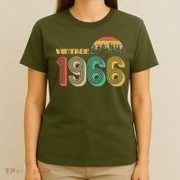Vintage Sun Nature Wilderness 1966 60th Birthday T-Shirt thumb 4