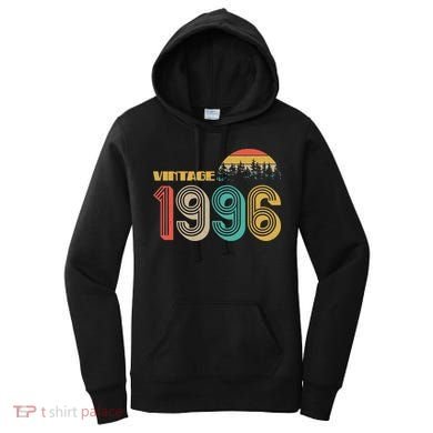 Vintage Sun Nature Wilderness 1996 30th Birthday Women's Hoodie