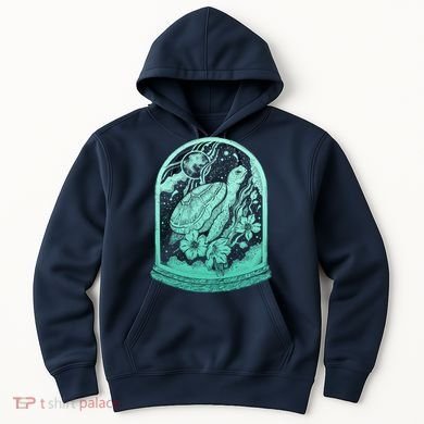 VIntage Sea Ocean Turtle Galaxy Terrarium Hoodie
