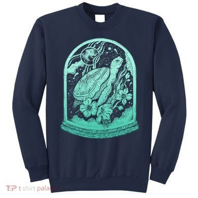 VIntage Sea Ocean Turtle Galaxy Terrarium Sweatshirt