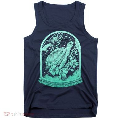 VIntage Sea Ocean Turtle Galaxy Terrarium Tank Top