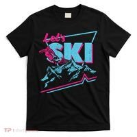 Vintage Ski Outfit 80s 90s Ski Retro Ski Long T-Shirt thumb 0