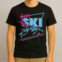 Vintage Ski Outfit 80s 90s Ski Retro Ski Long T-Shirt thumb 3