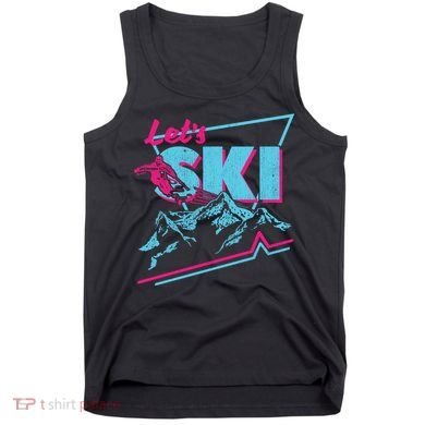Vintage Ski Outfit 80s 90s Ski Retro Ski Long Tank Top