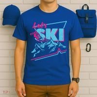 Vintage Ski Outfit 80s 90s Gift Retro Sports Crewneck Gift T-Shirt thumb 6