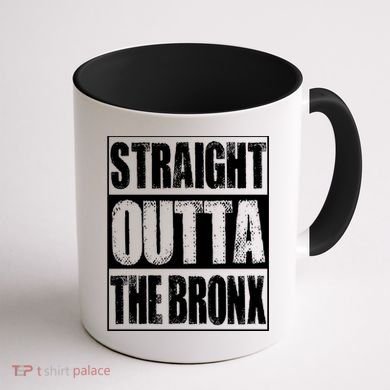 Vintage Straight Outta The Bronx Gift Coffee Mug back