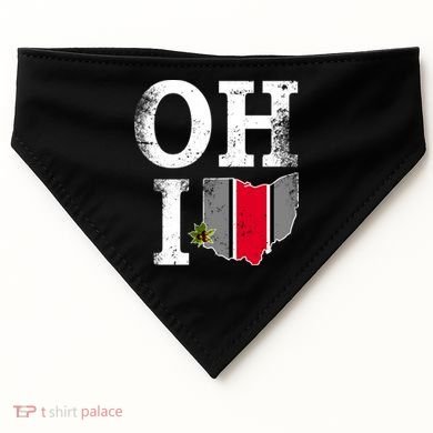Vintage State Of Ohio USA-Made Doggie Bandana