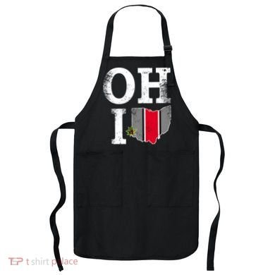 Vintage State Of Ohio Apron