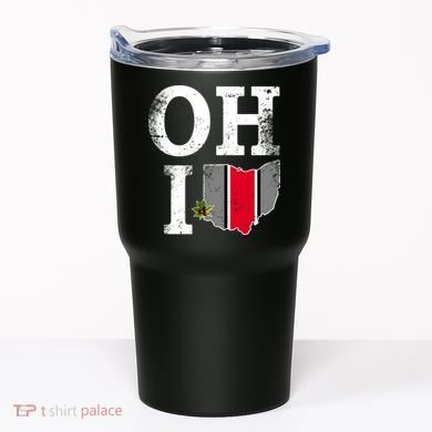Vintage State Of Ohio Tumbler