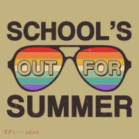 Vintage School's Out For Summer Retro Sunglasses T-Shirt thumb 7