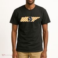 Volunteer State Orangewhite Checkerboard Tristar Tennessee Tall T-Shirt thumb 2