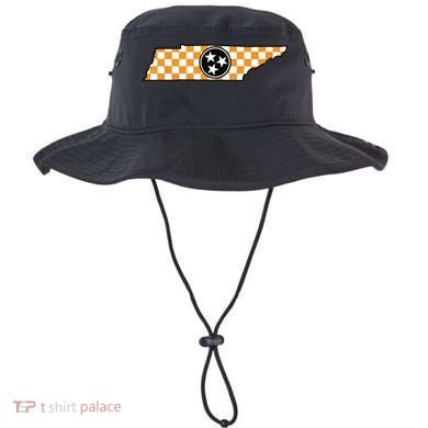 Volunteer State Orangewhite Checkerboard Tristar Tennessee Bucket Hat