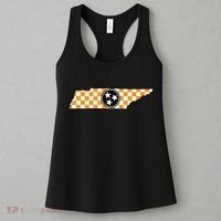 Volunteer State Orangewhite Checkerboard Tristar Tennessee Women's Tank Top thumb 3