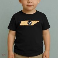 Volunteer State Orangewhite Checkerboard Tristar Tennessee Toddler T-Shirt thumb 2