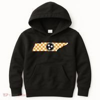 Volunteer State Orangewhite Checkerboard Tristar Tennessee Kids Hoodie thumb 0