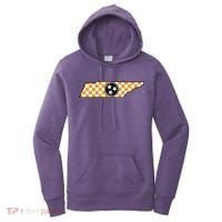 Volunteer State Orangewhite Checkerboard Tristar Tennessee Women's Hoodie thumb 0
